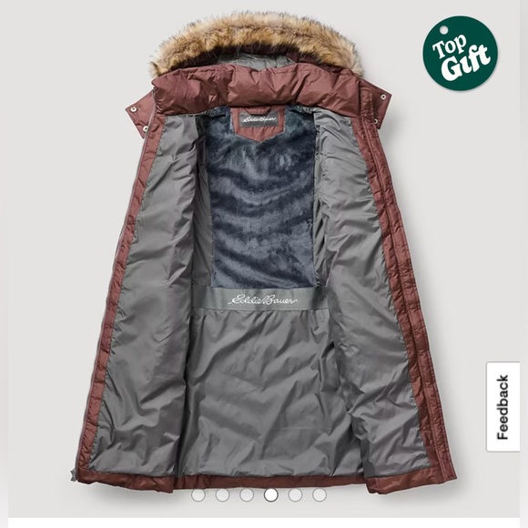 Eddie Bauer Down Parka Sun Valley XL Tall - Picture 4 of 14
